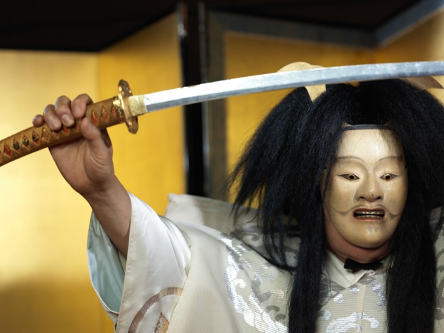 Udaka Michishige as Taira no Tomomori. Photograph: Irwin Wong.